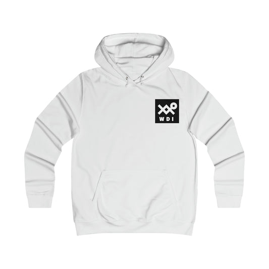 Black Logo College Hoodie