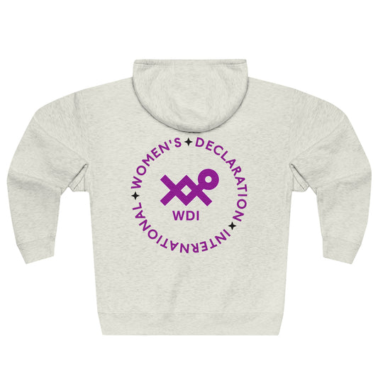 WDI Circle Logo 2 Unisex Premium Full Zip Hoodie