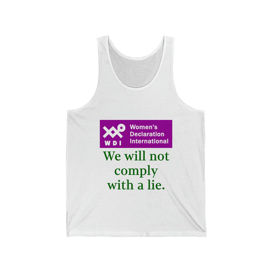 Not Comply Unisex Jersey Tank