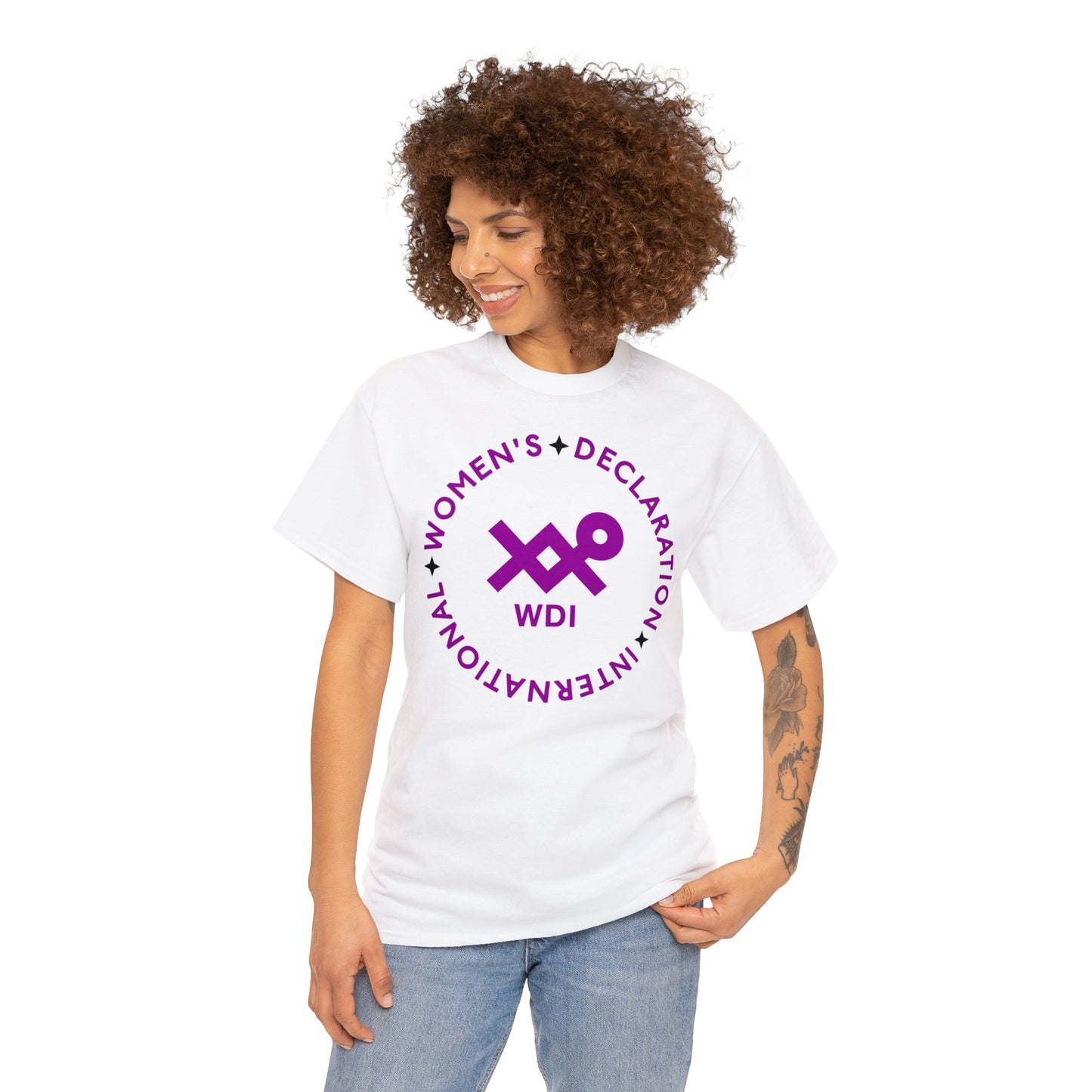 WDI Circle Logo II Unisex Heavy Cotton Tee