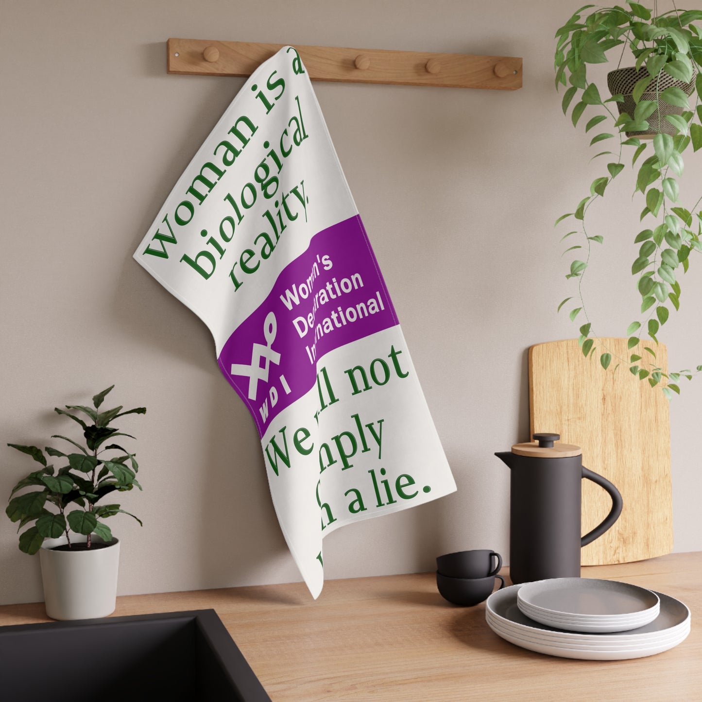 Biological Reality Kitchen Towel