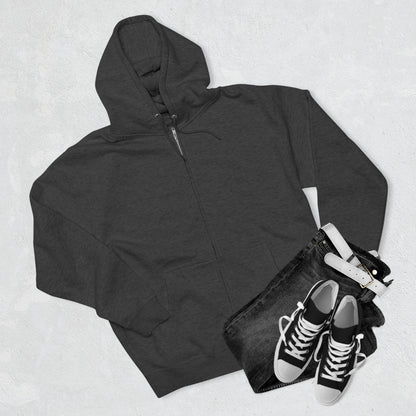 WDI Circle Logo Unisex Premium Full Zip Hoodie